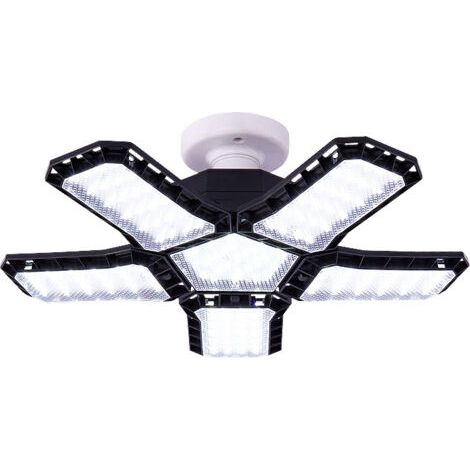 ampoule led pliante feuille de garage large pression 80W5+1 noir