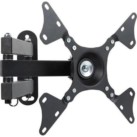 Support TV Mural Fixation Support Mural Ecran PC Orientable et Inclinable Universel pour Moniteur et Télévision Plat/Incurvé de 14-32 Pouces Jusqu'à 20 Kg (1/5)