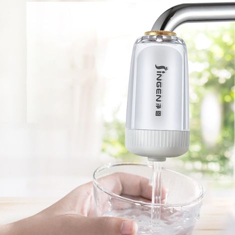 Filtre à eau du robinet, filtre à eau pour la cuisine, embout de robinet, filtre, 1 cartouche filtrante (1/5)