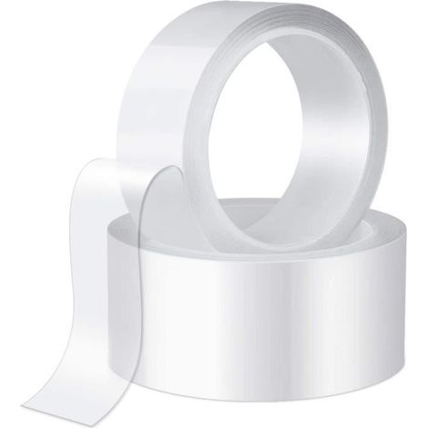 Bande d'étanchéité salle de bain - Ruban adhésif anti-moisissure - Transparent - 5m (1/4)