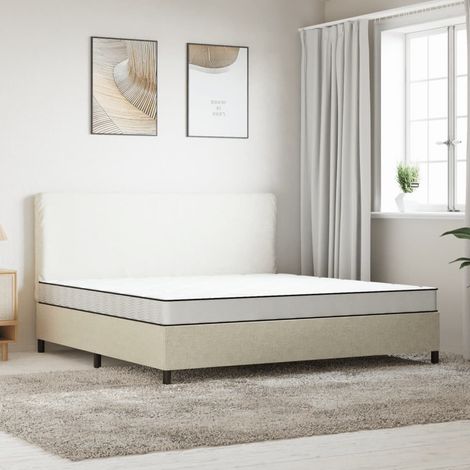 Matelas en mousse Matelas de lit moyennement doux 200x200 cm CFW66944 CFW645225 (1/5)