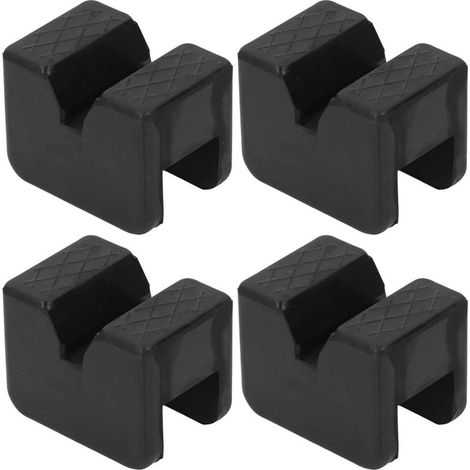 Wagenheberauflage – Gummiadapter – Für Hebebühnen – Passend für 3-5 Tonnen Wagenheber – 50 x 63 x 44 mm – Schwarz – 4 Stück (1/5)