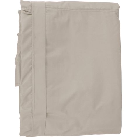 Mendler – Toile de rechange pour pergola 3,5x3,5m – 100% polyester 180g/m² – Résistante aux intempéries – Toit ouvrant crème - HWC-C42 (1/5)