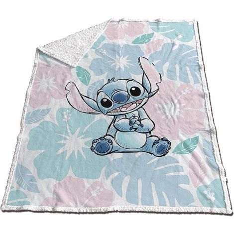 Disney Sherpa Lilo & Stitch coperta multicolore 130x170 cm