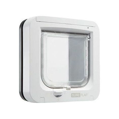 SUREFLAP Chatiere a Puce électronique (blanc/gris)