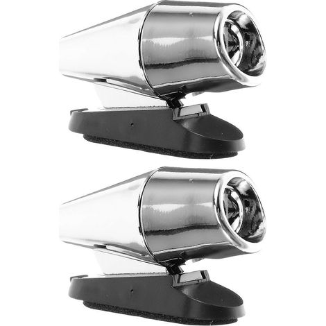 Kit de sécurité automobile comprenant 2 sifflets anti-cerfs, avertisseurs sonores pour voiture, dispositifs d'avertissement de présence de cerfs pour véhicule-6.2X4cm-Black (1/3)