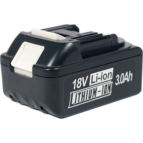 Batterie lithium-ion de rechange 18 V 3,0 Ah compatible avec les outils électriques sans fil Makita LXT, batterie rechargeable avec indicateur de charge (1/5)