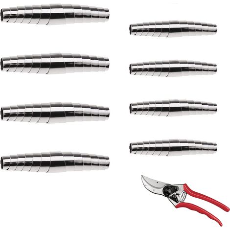 8 Pièces de Printemps Outils Jardinage Ressort Remplacement pour Sécateur Jardin Ressorts Rechange Fort et Robuste nickelé sécateurs cisailles, (D110130176) (1/5)