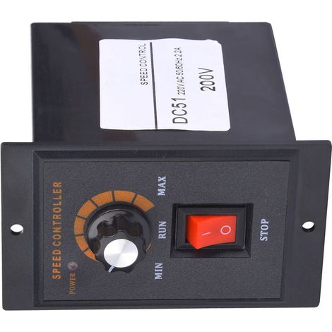 Régulateur de tension pour moteur CC DC-51, contrôleur à aimant permanent, 120 W, 2,2 A, sortie directe, 0-200 V CC (1/5)
