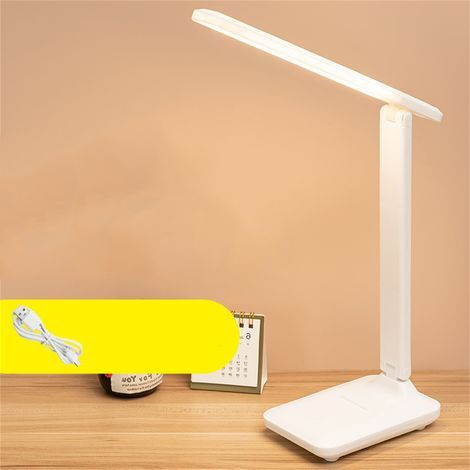 Table Lamp with Eye Protection, Touch Dimmer, 180-Degree Folding Plug, Designer LED Study Desk Lamp (1/5)