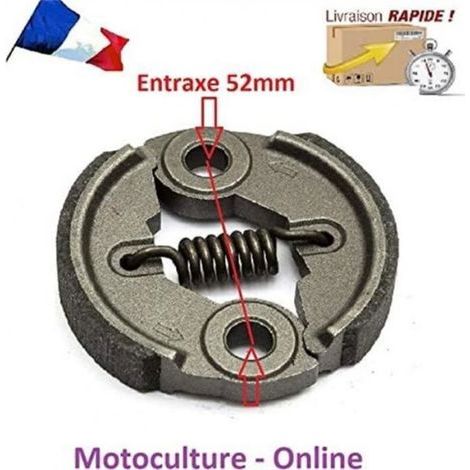 Embrayage Complet - AUTREMENT - Débroussailleuse 5en1 - Diamètre 76 mm - Épaisseur 13 mm - Entraxe 52 mm