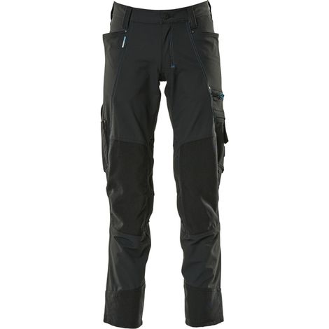 Mascot Bundhose ADVANCED wasserabweisend mit Knietaschen 17179, Gr. 44 schwarz