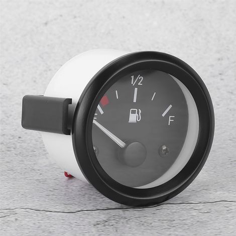 Jauge de carburant 2 pouces avec indicateur de niveau de carburant à aiguille, 12 V, pièces universelles (1/5)