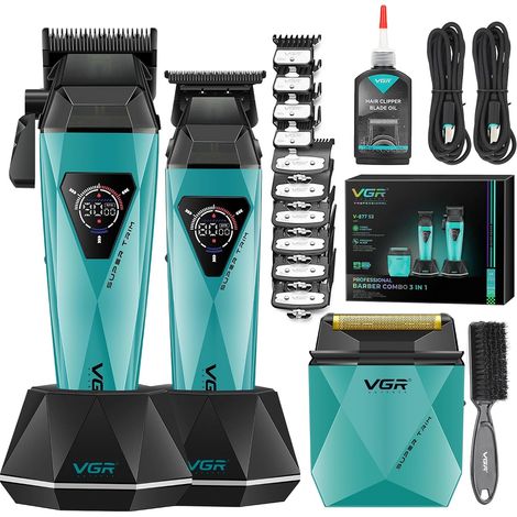 877S3 Set de Tondeuse Cheveux Hommes, Station de Charge (1/5)