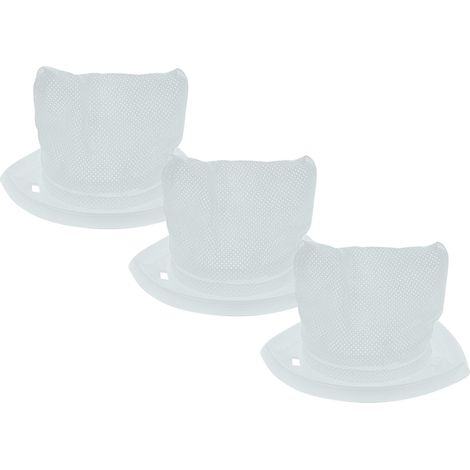 vhbw 3x Staubsaugerfilter Ersatz für Black & Decker 90590689, FLVD10-XJ für Staubsauger - Schmutzfilter, Filtereinheit