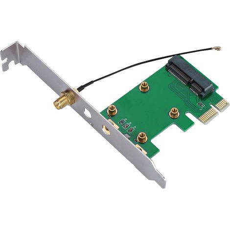 Carte d'extension Mini PCI-E vers PCI-E pour carte réseau externe (1/5)