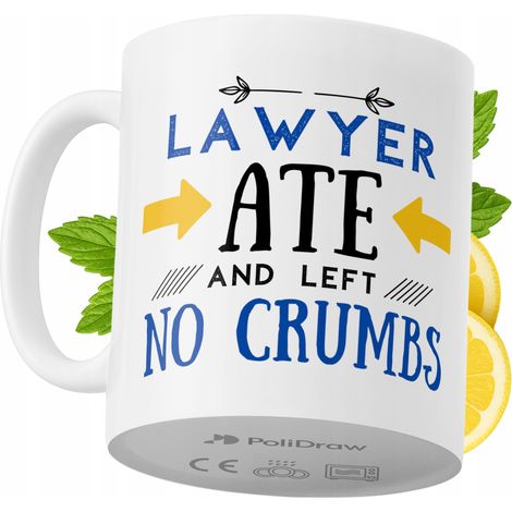 Lustiger Anwaltsbecher mit witzigem Textdesign – ideal für Geburtstage, Namenstage und Feiertage. Hochwertiger Becher für besondere Anlässe im Büro oder Homeoffice. Farbe: Weiß, 330 ml.