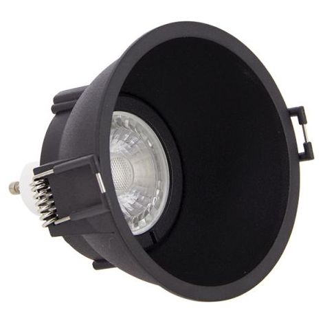 Xanlite – Spot LED encastrable rond noir 50W 2700K – Angle 36° – Installation rapide – SP50RPN
