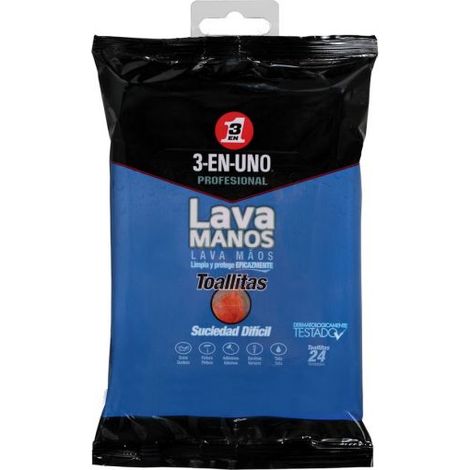 3ENUNO Pack de toallitas lavamanos multiusos - 24 unidades (1/2)