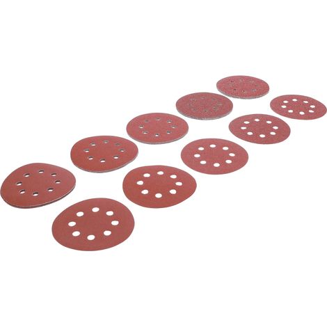 Juego de lijas para lijadoras orbitales Ø 125 mm K 40 - 180 25 piezas (1/3)