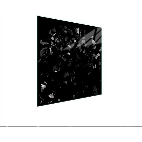 GLASSCHUTZPLATTE FÜR HERD 50x52 SCHWARZ (1/5)