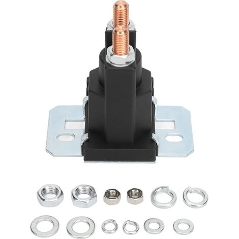 Solenoïde de démarreur 100A 24V pour tondeuse à gazon et véhicules, remplacement de démarreur (1/5)