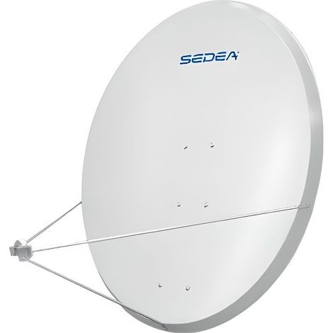 Antenne Parabole - Sedea - 130 cm - Acier - Réglable - 41.76 dB