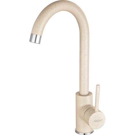 Rubinetto per lavabo Freya, beccuccio a forma di U, sabbia (1/2)