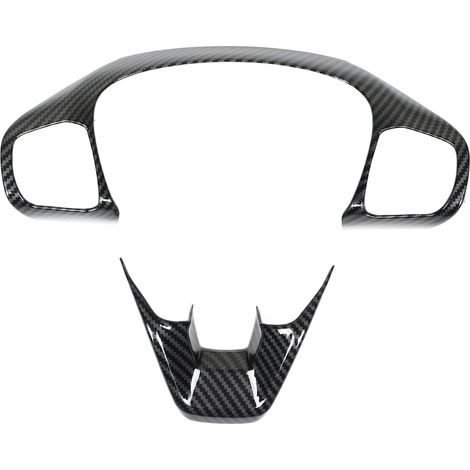 Rétroviseur extérieur capot supérieur gauche droit remplacement miroir aile noir brillant pour Chevy Silverado 1500 2019‑2022 (1/5)