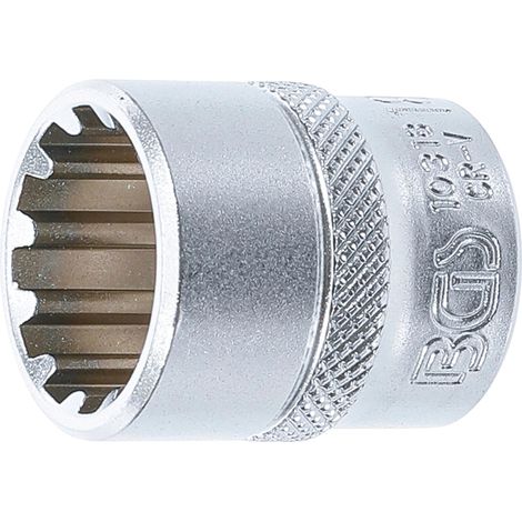 Llave de vaso Gear Lock  entrada 10 mm (3/8")  18 mm (1/3)