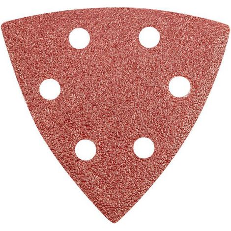Papier abrasif Auto-agrippant Delta 93 x 93 mm K 60, 5 pcs., avec trous