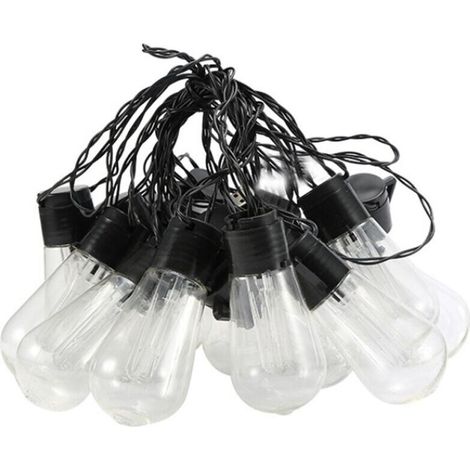 Guirlande lumineuse d'extérieur Star Trading « Small Hooky », alimentée par secteur, 10 sources lumineuses, lumière colorée, L 350 cm