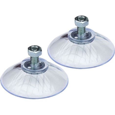 DanDiBo 2x Saugnapf mit Gewinde Ø 40mm M5x10mm + Mutter extra Stark Saugnäpfe Sauger Saugnapfhalter (1/5)