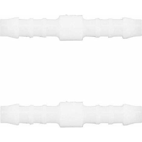 2x raccord de durite droit en I diamètre 6mm connecteur tube tuyau carburant essence tracteur tondeuse voiture (1/2)