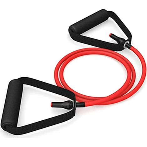 Fitness Resistance Bands, Gym Sport Band Workout Elastic Bands Expander Pull Rope Tubes Exercise Device For Home Yoga Pilates Red (1/5)