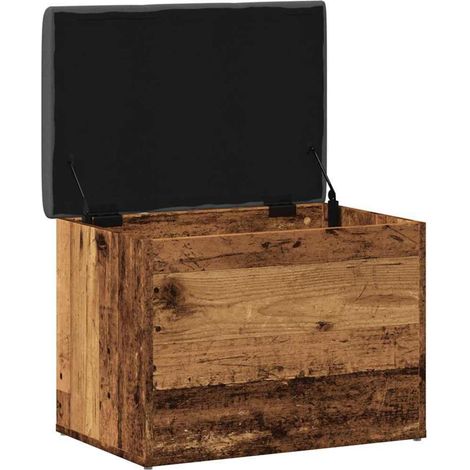 Maison Exclusive - Banc de rangement vieux bois 62x42x45 cm bois d'ingénierie (1/5)