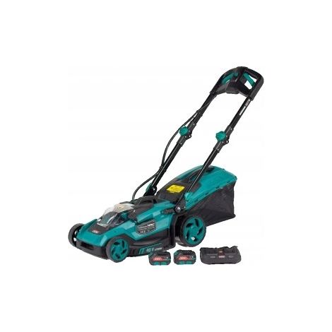 Rasaerba a batteria NAC 40V 40 cm mulching 40 l + 2 batterie ACU da 4 Ah + Caricabatterie (1/5)