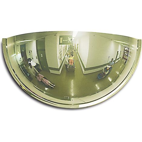 Miroir sphérique Moravia en verre acrylique miroir 3 directions 800 mm 180° 180 (1/4)