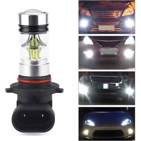 H11 9005 9006 2835 100W Golden Yellow Fog Light High Bright White Light 20 LEDs -- White (1/3)
