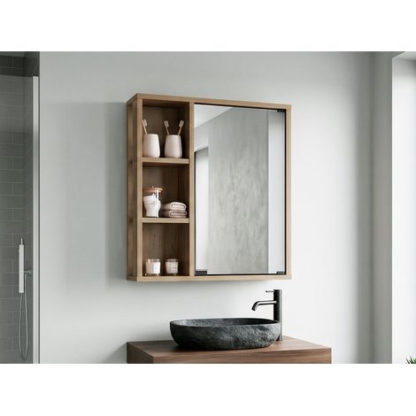 Botiquín de Baño con Repisa TuHome Berkel 60 x 50 x 14,8 cm (1/5)