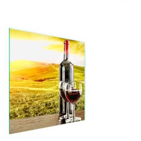 GLASSCHUTZPLATTE FÜR HERD 50x52 WEIN (1/5)