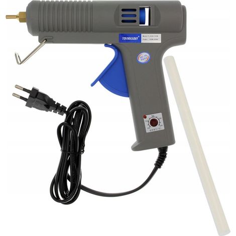 Pistola de pegamento caliente con control de temperatura de 100 a 250 W