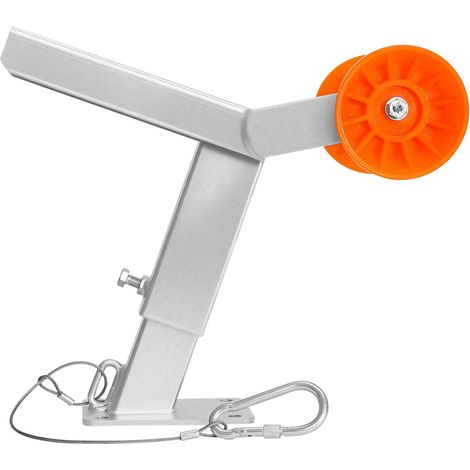 Support de treuil réglable pour remorque de bateau avec rouleau, fixation U pour flèche de 50,8 à 101,6 mm, compatible jet ski et voilier. (1/5)