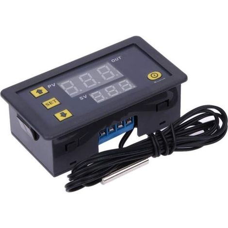 AGE 12V 20A W3230 LCD Thermostat Numérique Contrôleur Régulateur Régulateur Alarme Haute Température (1/5)