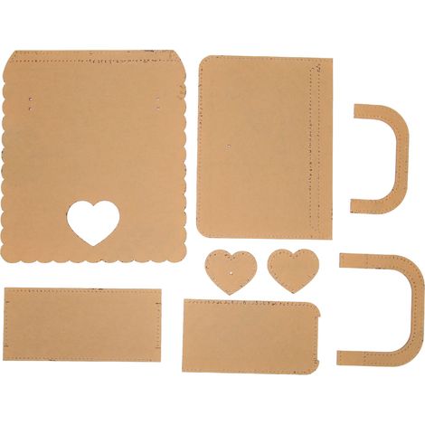 8-teiliges Set Acryl-Schablonen für Schultertaschen – Professionelle, präzise Schnittmuster aus klarem Leder für DIY-Handarbeiten (1/5)
