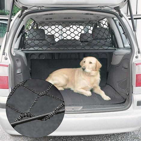 Auto-Hundebarriere, Hundeschutz, Autonetz, Isolierung, Heckkofferraumnetz, Barriere, Haustier-Sicherheitsnetz, Anregungssicherheitsnetz (schwarz, 9040c) (1/5)