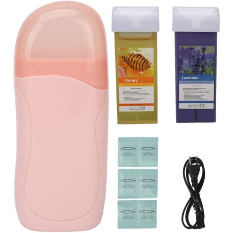 40-W-Wachsset mit 2 x 100 ml Weichwachskartuschen zur Haarentfernung, 110-V-US-Stecker (1/5)