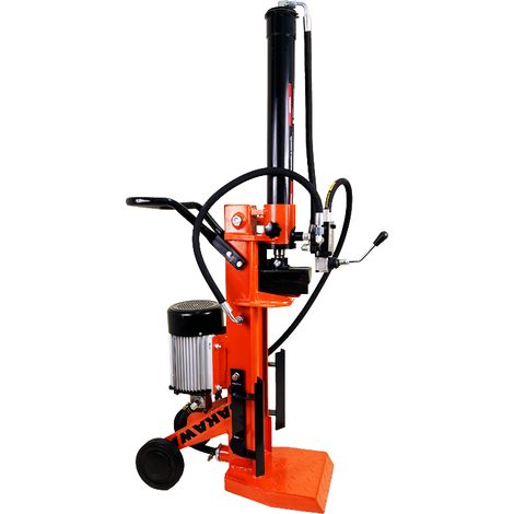 Sakawa – Fendeuse de bûches électrique 10T – Moteur 3CV – Longueur max 52 cm – Diamètre max 35 cm – Piston hydraulique haute pression
