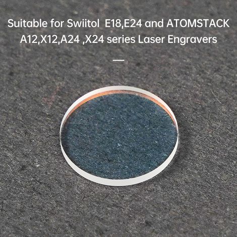 Lentille de fenêtre adaptée aux graveurs Laser des séries E18 E24 et ATOMSTACK A12/X12/A24/X24, accessoires de Machine de gravure améliorés