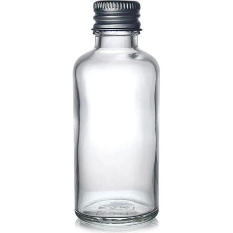 Juego de botellas de vidrio Set Transparente Plata (1/5)